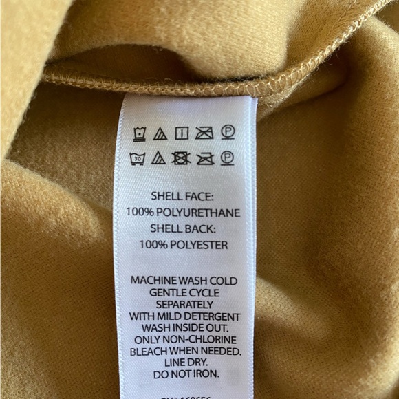 Sincerely Jules Faux Leather Cap Sleeve Top Size L - Picture 6 of 6